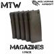 HPA Wolwerine Airsoft MTW 5 Magazine 120bb. Pack by Wolwerine Airsoft